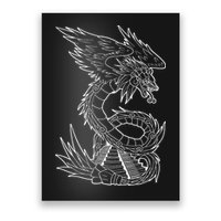 Quetzalcoatl Ancient Aztec Serpent Mayan Temple Inca Toltec Poster