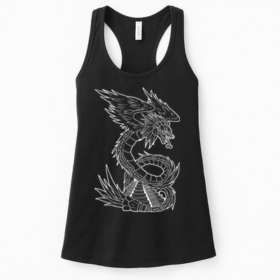 Quetzalcoatl Ancient Aztec Serpent Mayan Temple Inca Toltec Womens Tank Top