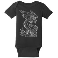 Quetzalcoatl Ancient Aztec Serpent Mayan Temple Inca Toltec Baby Bodysuit