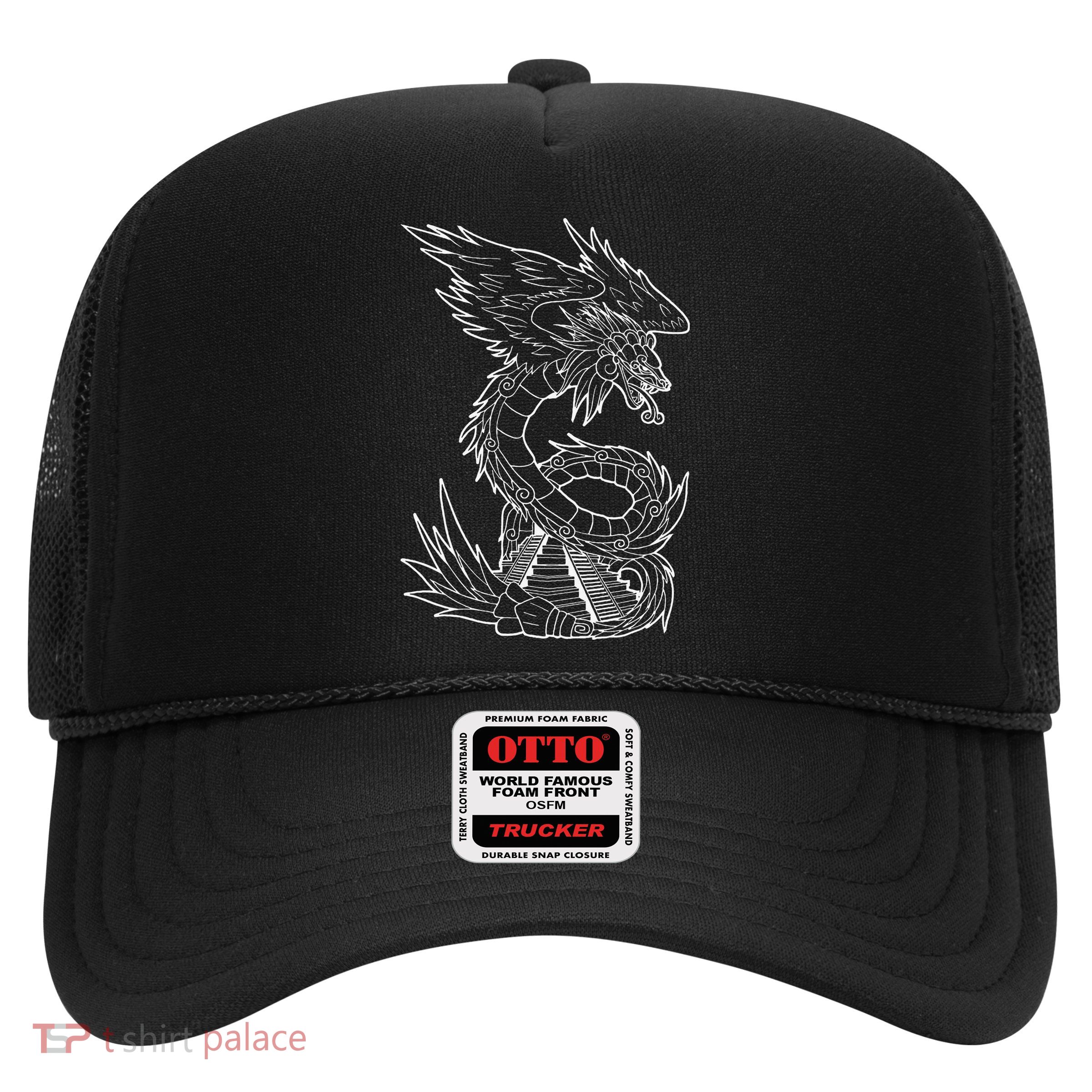 Quetzalcoatl Ancient Aztec Serpent Mayan Temple Inca Toltec Trucker Hat