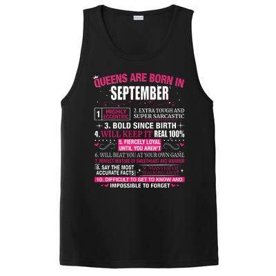 Queens Are Born In September PosiCharge Competitor Tank