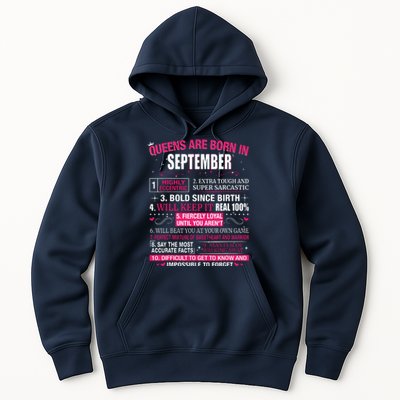 Queens Are Born In September Hoodie