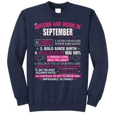 Queens Are Born In September Sweatshirt