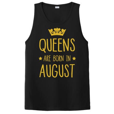 Queens Are Born In August August Birthday PosiCharge Competitor Tank