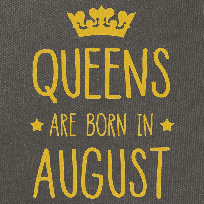 Queens Are Born In August August Birthday Cotton Canvas Backpack