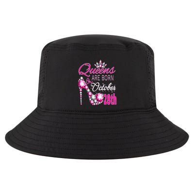 Queens are born on October 28th Scorpio Libra Queen Cool Comfort Performance Bucket Hat