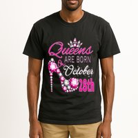 Queens are born on October 28th Scorpio Libra Queen Tall T-Shirt