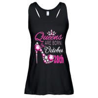 Queens are born on October 28th Scorpio Libra Queen Ladies Essential Flowy Tank