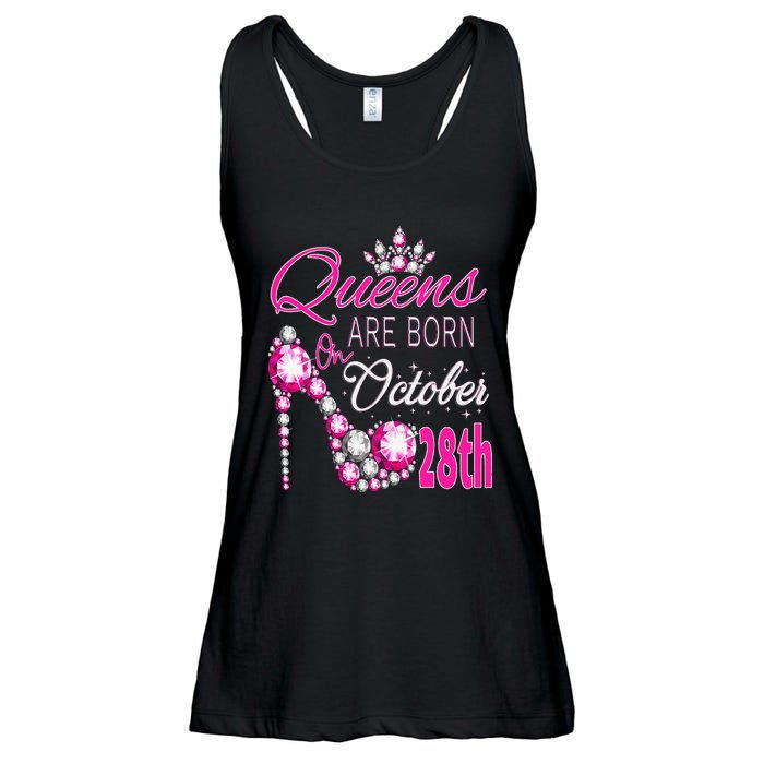 Queens are born on October 28th Scorpio Libra Queen Ladies Essential Flowy Tank