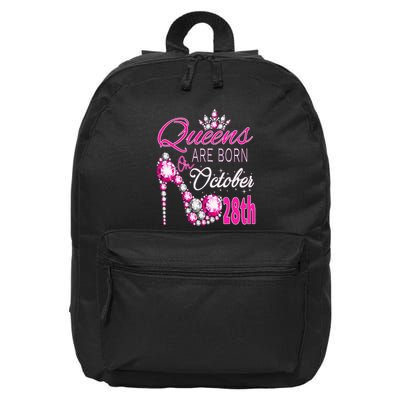 Queens are born on October 28th Scorpio Libra Queen 16 in Basic Backpack