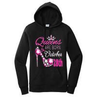 Queens are born on October 28th Scorpio Libra Queen Women's Pullover Hoodie