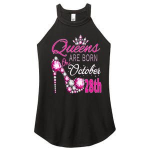 Queens are born on October 28th Scorpio Libra Queen Women's Perfect Tri Rocker Tank