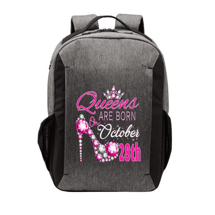 Queens are born on October 28th Scorpio Libra Queen Vector Backpack