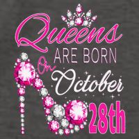 Queens are born on October 28th Scorpio Libra Queen Vector Backpack