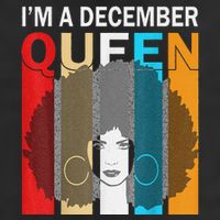 Queens Are Born In December I'm A December Queen Cool Comfort Performance Bucket Hat