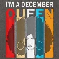 Queens Are Born In December I'm A December Queen Cotton Canvas Backpack