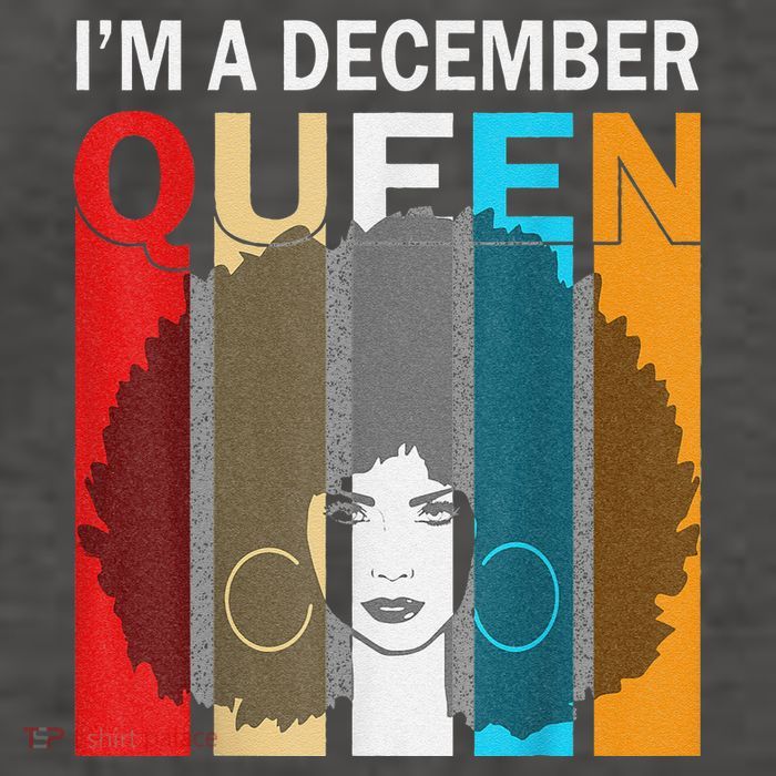 Queens Are Born In December I'm A December Queen Vector Backpack