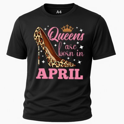 Queens are Born in April Funny April Birthday Performance Shirt
