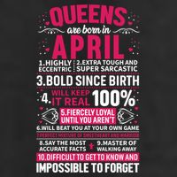 Queens Are Born In April Gift Cool Comfort Performance Bucket Hat