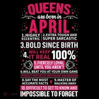 Queens Are Born In April Gift Wool Snapback Cap