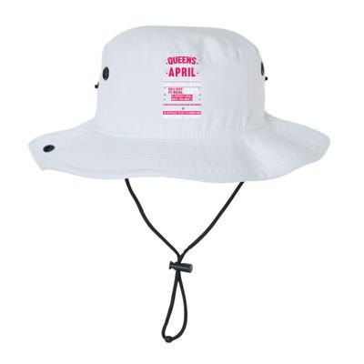 Queens Are Born In April Gift Legacy Cool Fit Booney Bucket Hat