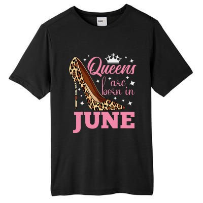 Queens are Born in June Funny June Birthday Tall Fusion ChromaSoft Performance T-Shirt