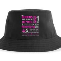 Queens Are Born In April Birthday Sustainable Bucket Hat