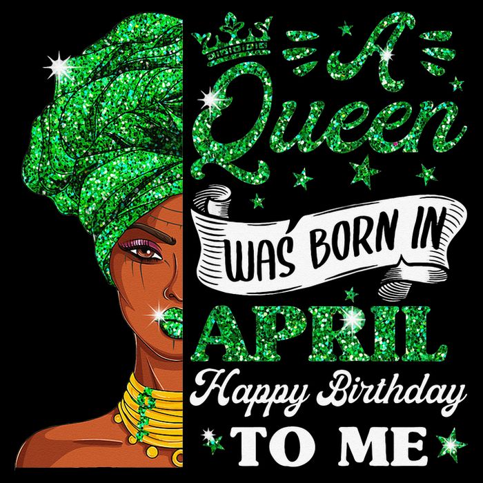 Queens Are Born In April Birthday Wo Button