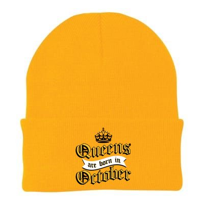 Queens Are Born In October Knit Cap Winter Beanie