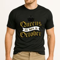 Queens Are Born In October Performance Shirt