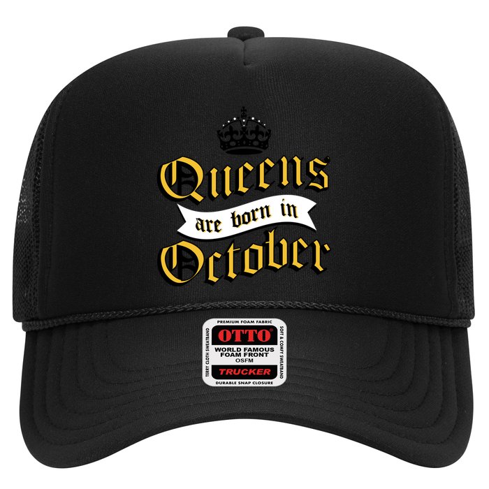 Queens Are Born In October Hat