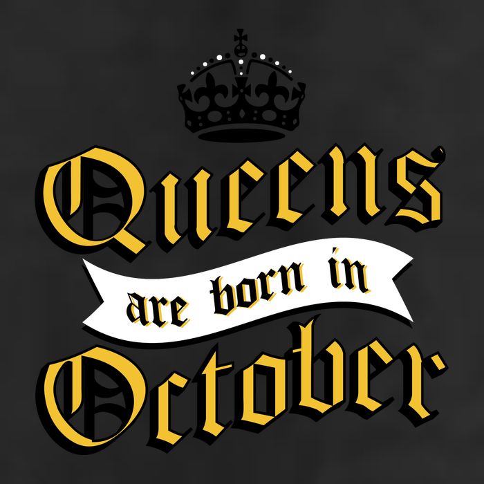 Queens Are Born In October Microfiber Hand Towel