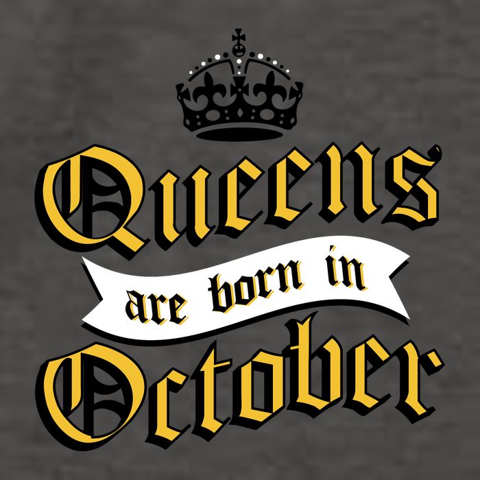 Queens Are Born In October Vector Backpack