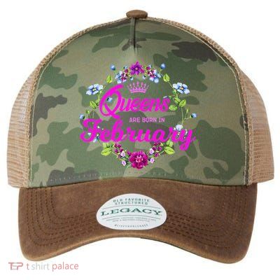 Queens are Born in February Birthday Gift for Wo Legacy Tie Dye Trucker Hat