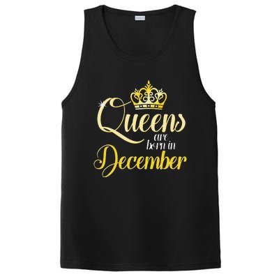 Queens Are Born In December Birthday Wo Month Gift PosiCharge Competitor Tank