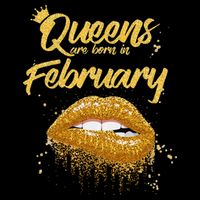 Queens Are Born In February Birthday for Black Wo Impact Tech Backpack