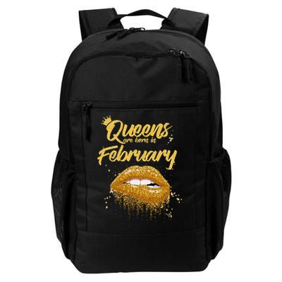 Queens Are Born In February Birthday for Black Wo Backpack