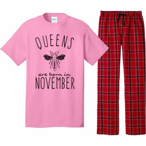 Queens Are Born In November Pajama Set