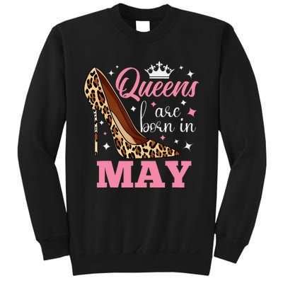 Queens are Born in May Funny May Birthday Sweatshirt