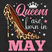Queens are Born in May Funny May Birthday 11oz C Handle Ceramic Mug