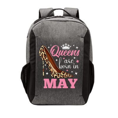 Queens are Born in May Funny May Birthday Vector Backpack