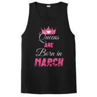 Queens Are Born In March Distressed Birthday Gift PosiCharge Competitor Tank