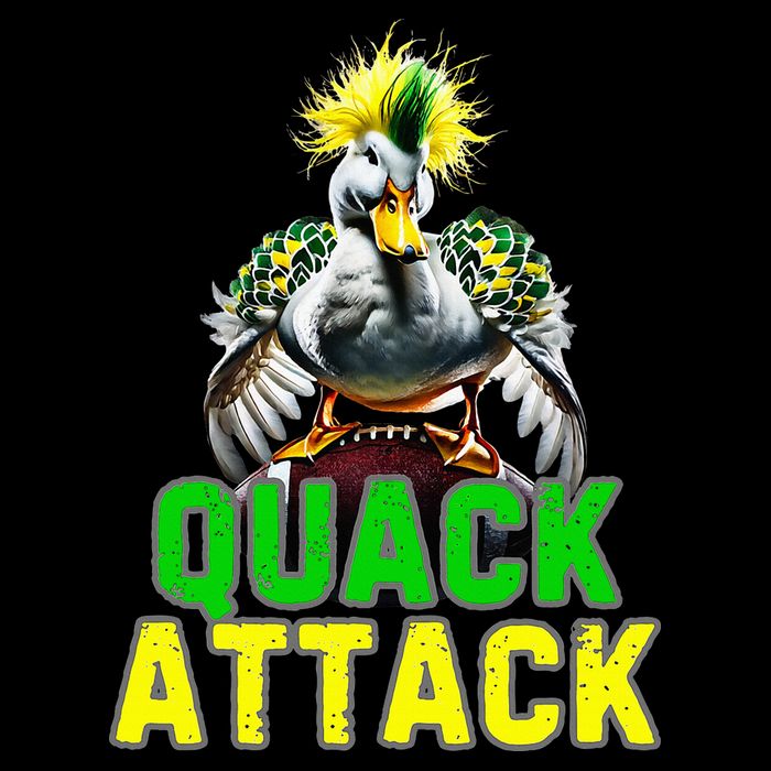 Quack Attack By Angry White Green And Yellow Duck Backpack