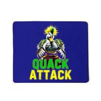 Quack Attack By Angry White Green And Yellow Duck Mousepad