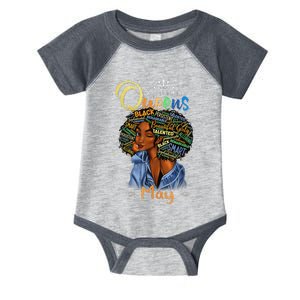 Queens Are Born In May Black Taurus Gemini Infant Baby Jersey Bodysuit