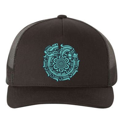 Quetzalcoatl Aztec Dragon God Yupoong Adult 5-Panel Trucker Hat