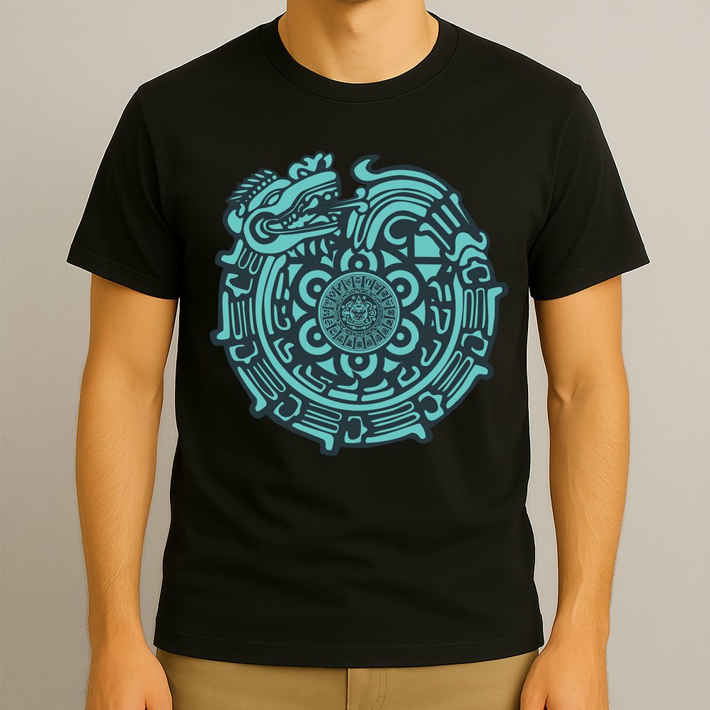 Quetzalcoatl Aztec Dragon God T-Shirt