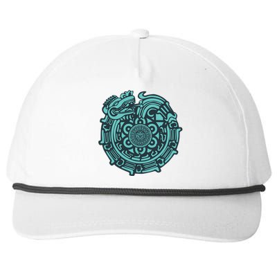 Quetzalcoatl Aztec Dragon God Snapback Five-Panel Rope Hat