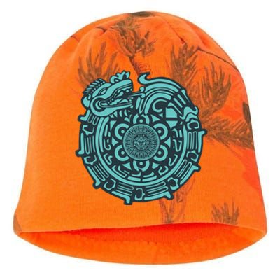 Quetzalcoatl Aztec Dragon God Kati - Camo Knit Beanie