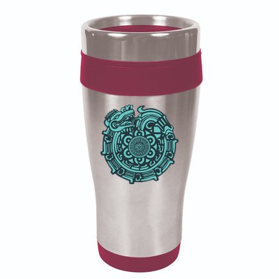 Quetzalcoatl Aztec Dragon God 16oz Travel Tumbler